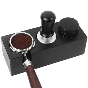 Italian Espresso Coffee Accessories Storage Box, Counter-Top Dispenser Stand, Anti-Dismantling Device, Base for Home & Cafe Use, Coffee Bar Accessories