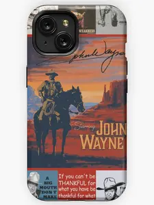 Zepsleeshop John Wayne Quote Phone Case Phone Cover Hard Cases