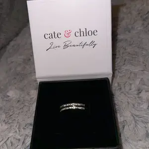 Product Review of Cate & Chloe Bianca 18k White Gold Plated 25mm Hoop Earrings for Women – 34 Simulated Diamond Crystal Hoops – Hypoallergenic, Lead & Nickel Free Lightweight Earrings with Secure Latch Back – Premium Gift Box Included, American Owned Brand from A**a