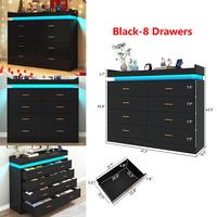 Black-8 Drawers