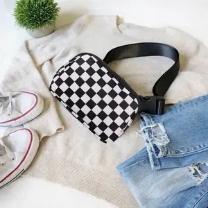 The checkered belt bag