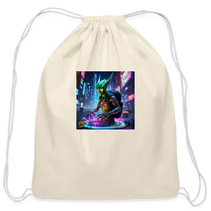 Alien magic Cotton Drawstring Bag