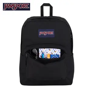 Jansport SuperBreak One Backpacks - Durable, Lightweight Bookbag with 1 Main Compartment, Front Utility Pocket with Built-in Organizer - Premium Backpack, Black