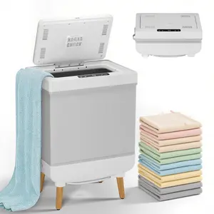 GARVEE 35L Large Bucket Style Towel Warmer for Bathroom with Auto Shut-Off, Timer, and LED Display - Perfect for Towels, Blankets, Bathrobes, and Pajamas