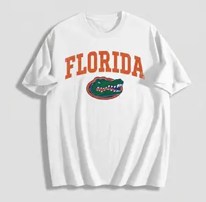 Florida Gators Inspired Vintage T-Shirt | Retro University Style Oversized Tee | Distressed Graphic Cotton Shirt | Unisex Spring Break & Game Day Outfit