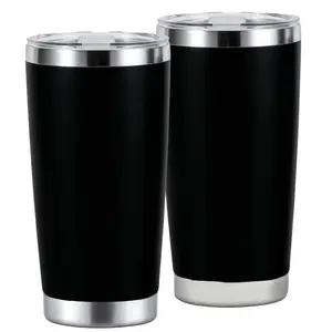 Trendy 20oz Stainless Steel Cup, Thermal Flask, Thermos Cup with Lid, Vacuum Insulated Cup, Insulated Mug, Reusable Drinking Cup, High-Quality Water Bottle for Iced Coffee, Beer, Juice, Milk, Cold Drinks, Fashionable, Perfect Gift for Sister, Family