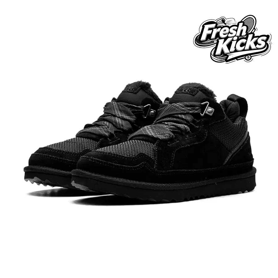 UGG LowmelBlack – Sneakers– shoes for women  - Running Shoes, Lightweight Shock-Absorbing Comfort, Breathable Everyday Fit, Gym Training to Street Casual Wear - back to school - 1152410K BLK