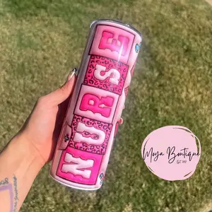 Pink Puff Nurse Tumbler