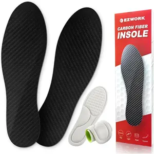 Carbon Fiber Insoles, Carbon Fiber Foot Plate 1 Pair Rigid Shoe Insert Support Turf Toe, Foot Fractures, Morton Extension, Hallux Rigidus and Limitus - Alternative to Post Op Shoe Footwear Flat Bedroom