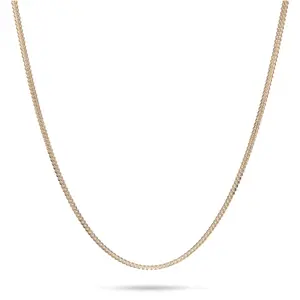 1.2mm Singapore Foxtail Chain in Gold