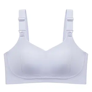 Ultra-Thin Bunny Ear Nursing Bra for Pregnant & Breastfeeding Moms – Wire-Free Maternity Underwear |   Comfortable, Breathable, Easy-Open Clasp for Convenient Nursing # Maternity Nursing Bra # WireFreeMomUnderwear # PregnancyEssentials # BreastfeedingBra.