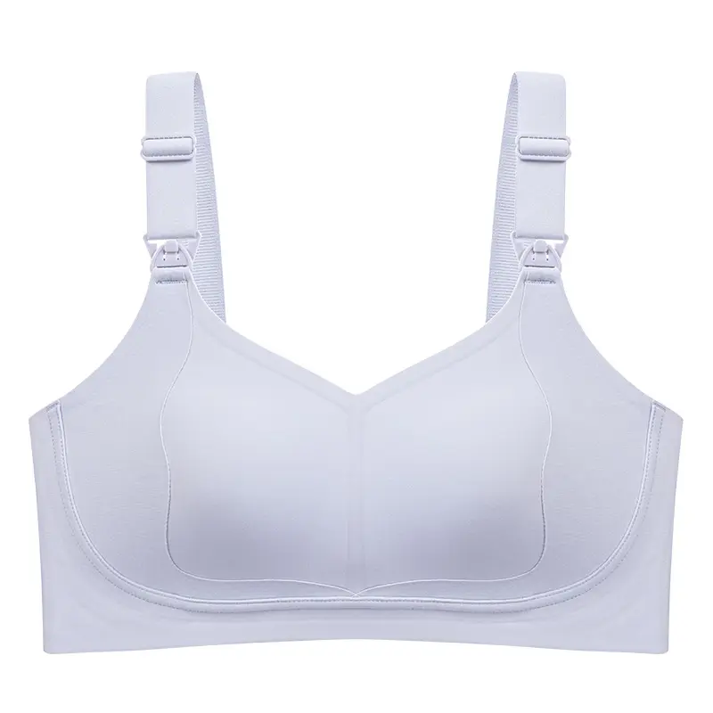 Ultra-Thin Bunny Ear Nursing Bra for Pregnant & Breastfeeding Moms – Wire-Free Maternity Underwear |   Comfortable, Breathable, Easy-Open Clasp for Convenient Nursing # Maternity Nursing Bra # WireFreeMomUnderwear # PregnancyEssentials # BreastfeedingBra.