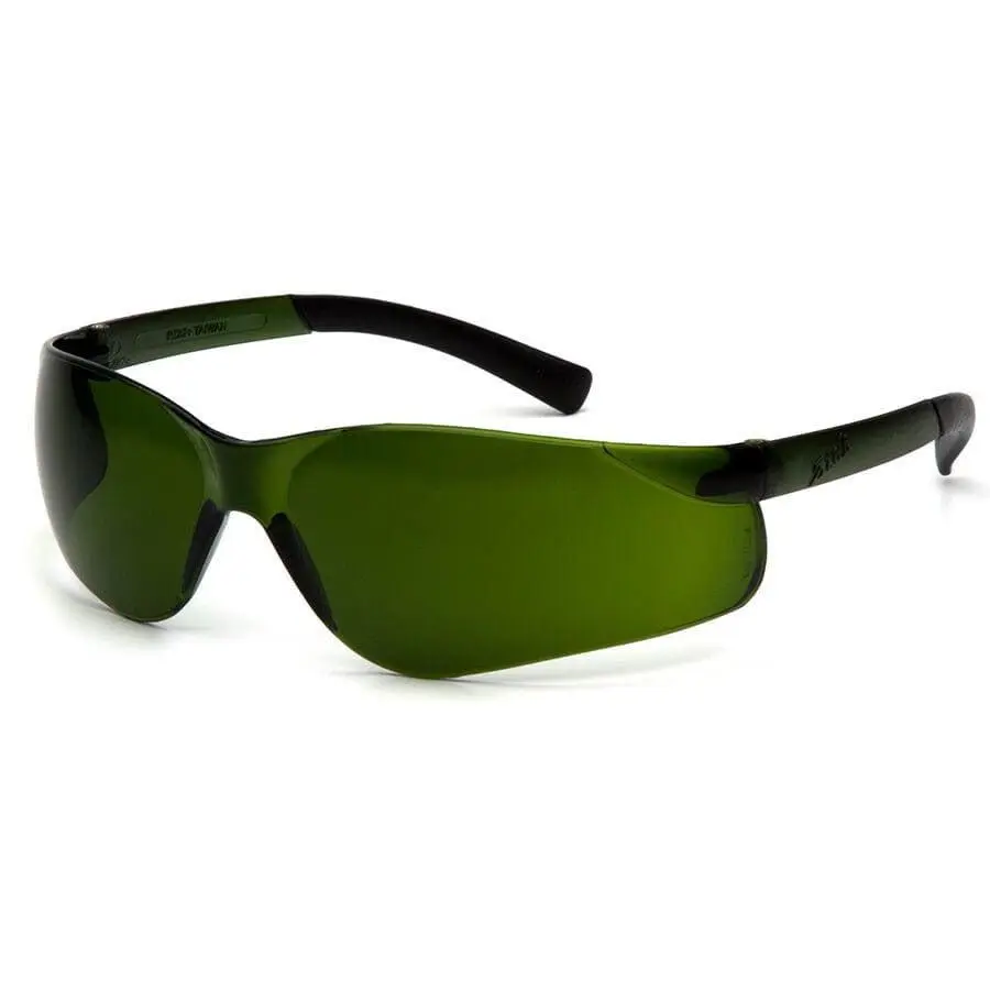 Pyramex Ztek Safety Glasses - 3.0 IR Polycarbonate Lens, Non-Slip Soft Rubber Tips Frame, Protective Eyewear Work Safety Equipment for Home Improvement Tasks, Glasses Compatible Eye Protection