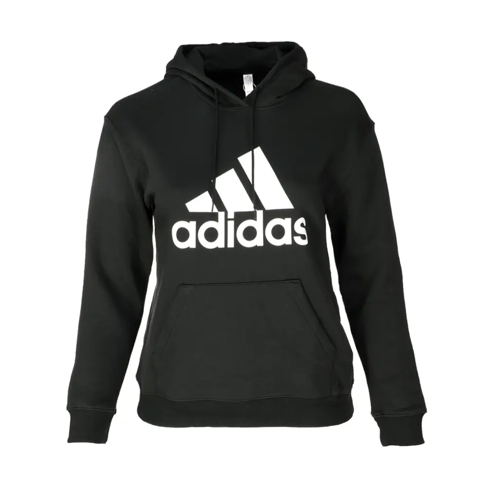 adidas Womens Essentials Logo Regular Fleece Hoodie Casual Outerwear Casual - Black adidas Womens Essentials Logo Regular Fleece Hoodie Casual Outerwear Casual - Black