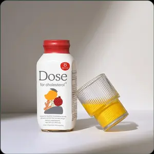 DOSE Cholesterol Support Shots 2oz 12 Pack | Heart Health, Healthy Cholesterol Levels, Cardiovascular & Circulation Support, Vegan Gluten Free Zero Sugar