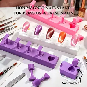 Nail Art Multi-Color Nail Formers, Non-Magnetic DIY Practice Tool, Essential for Beginners, Perfect for Manicure Photoshoots & Displays