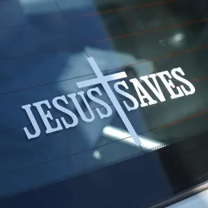 Jesus Saves Decal Cars, Car Sticker Vinyl Decal, Windows Laptops Etc, Gifts For Girls