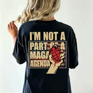 Don't Wanna Be An American Idiot, I'm Not A Part Of A Maga Agenda Shirt, Political Shirt, Anti Maga, Hoodie and Sweatshirt for autumn and winter
