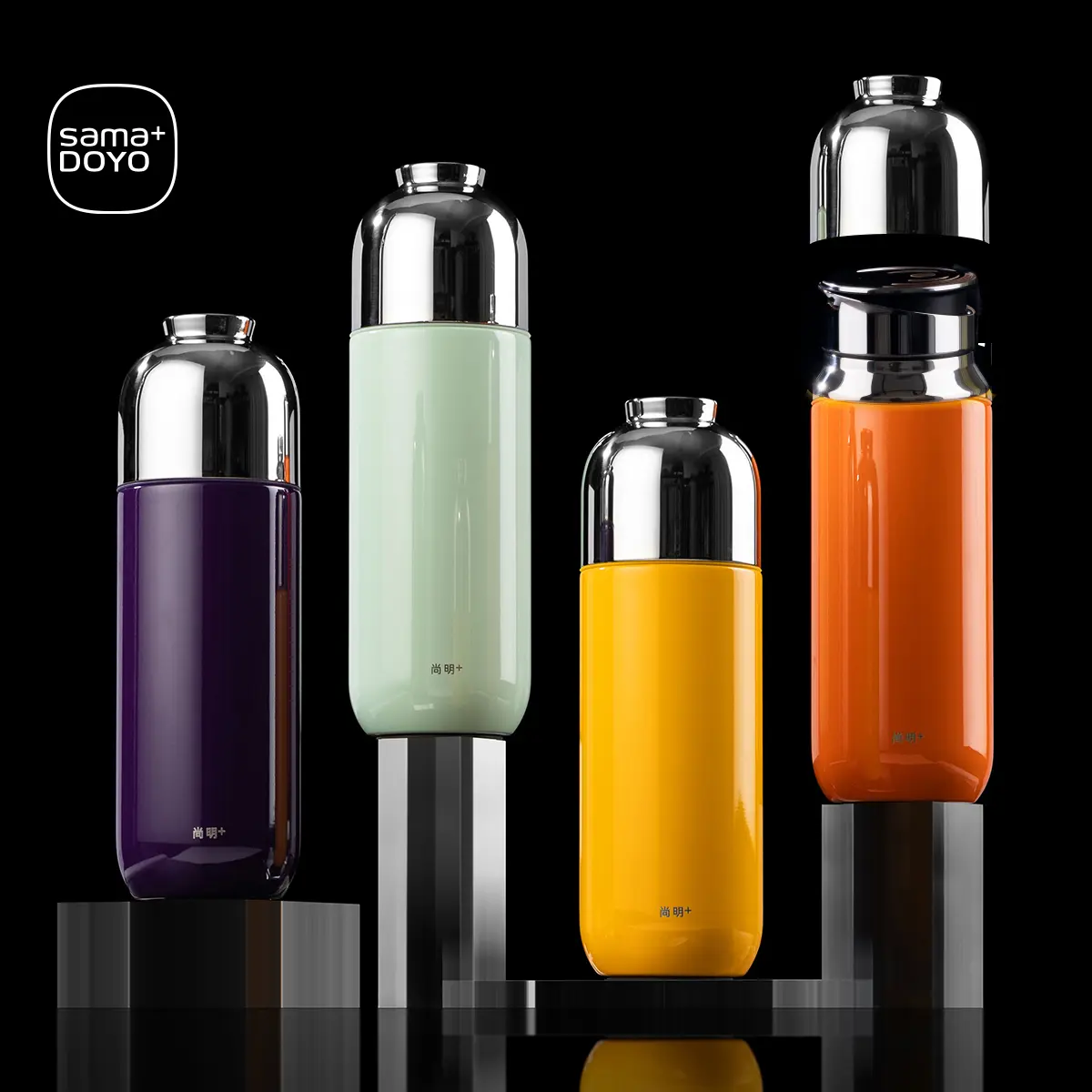 SAMADOYO Titanium Brew Cup – 370ml Insulated Travel Mug with Pure Titanium Infuser