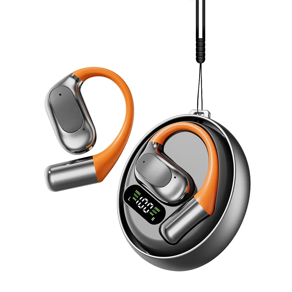 360° Rotation Wireless Bluetooth Headphones, Bluetooth 5.4, OWS Ear-hook Earphones , Sports Headphones, High Sound Quality Headphone, Daily Waterproof Wear Comfortable for Daily Calls Compatible with Android/IOS