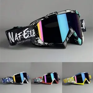 1 Piece Of Skiing And Mountaineering Goggles, Morcycle Goggles, Windproof Goggles, Outdoor Athletics Riding Goggles, Snow Morcycle Off-Road Athletics Goggles, Skiing Goggles, ATV Windproof Outdoor Goggles, Christmas gift