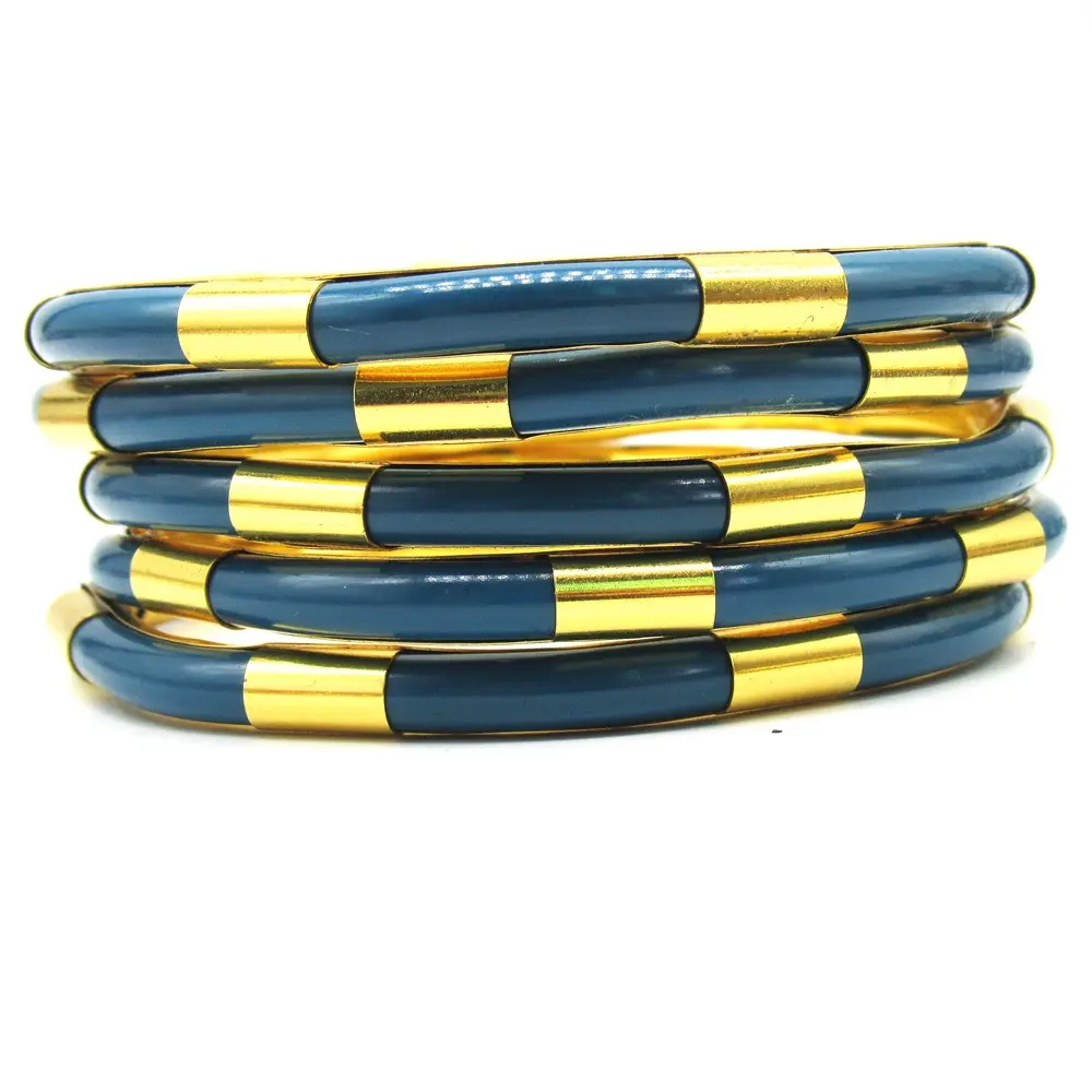 5 layers of navy blue