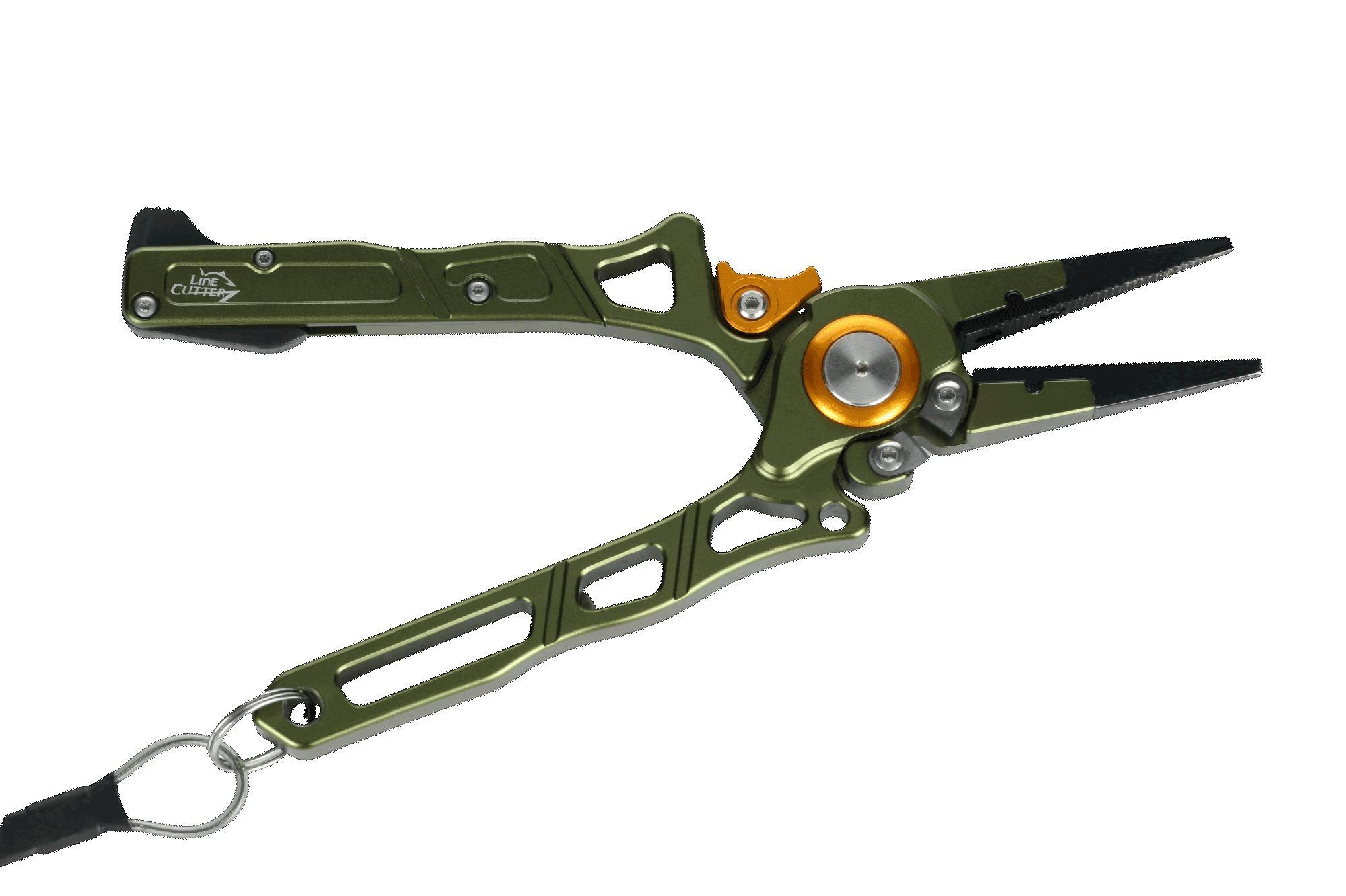 Line Cutterz Elite Pliers – the ONLY pliers with a patent-pending ceramic blade retractable cutting slot! Outlasts every other pliers cutting braid to 100lb. Pro-grade, rust-resistant, built for serious anglers. Corrosion resistant in Saltwater too!