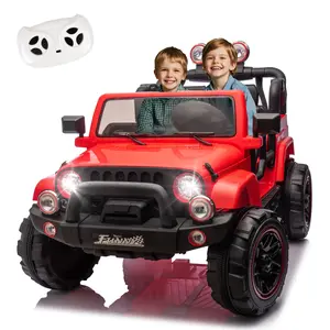 24V Kids Ride On Electric Car W/Parents Control,Seat width 20in,2WD,Rear suspension,Trunk storage,Portable pull rod,Light&Searchlight,Bluetooth,USB,Provide a speed of 2.5-4MPH for Kids Aged 3-8.