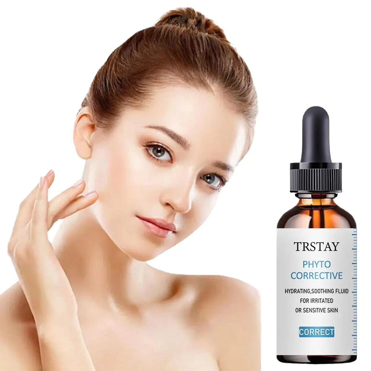 Trstay Face Glow Serum with Cucumber, Thyme, Sodium Hyaluronate, Olive & Mulberry Extract, Hydrating, Soothing, Calming & Refreshing for All Skin Types