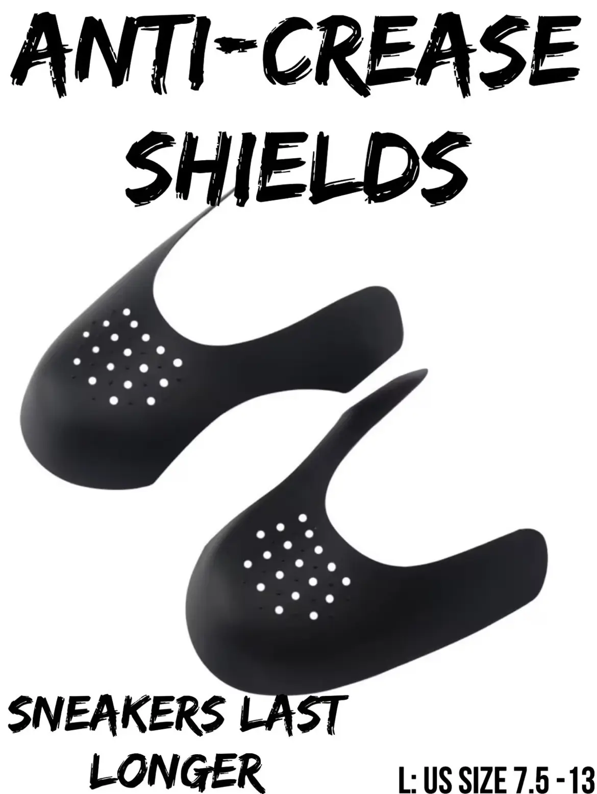 Men’s 2/$2 Anti Crease Sneaker Shields Shoe Protector Outsole Protective Shield