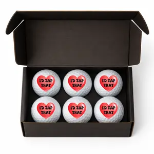 Funny Golf Balls – I’d Tap That – Golf Gift - Valentine’s Gift for Him – 6 Pack