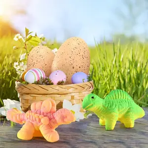 Dino Egg Blind Box, 6 Random Dinosaur Models for Kids, Surprise Unboxing Toy, Fun Interactive Dinosaur Figurines, Educational & Entertainment Toys for Boys Girls, Perfect Birthday Holiday Gift (1 Egg per Box) - Soak the egg in water to hatch the dinosaur