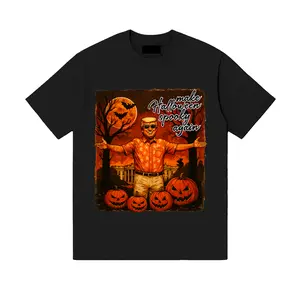 Make Halloween Great Again T-Shirt, Trump Pumpkin Costume Tee, Funny Halloween 2025 Shirt, MAGA Political Parody Top, Spooky Trumpkin Fan Gift