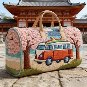 3D Digital Print Duffle Bag, Large Capacity Gym & Travel Bag for Women, Lightweight Weekender Bag for Workout & Trips