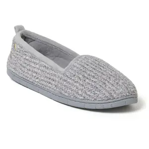 Dearfoams Memory Foam Chenille Closed Back Slip pers