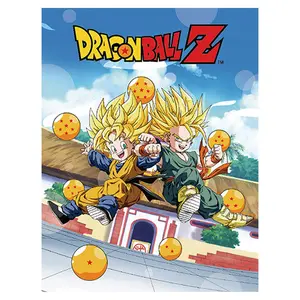 Dragon Ball Z - Trunks & Son Goten Throw Blanket 46"W x 60"H