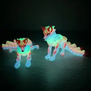 Flexi Kitsune Figurine (3d printed)