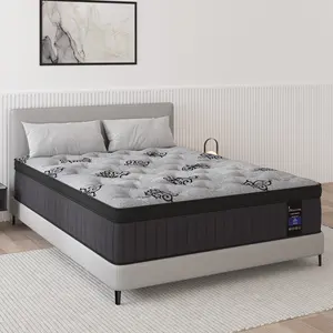 Viscountess 9"12"14" Twin Full Queen King Size Mattress in a Box Hybrid Spring Memory Foam