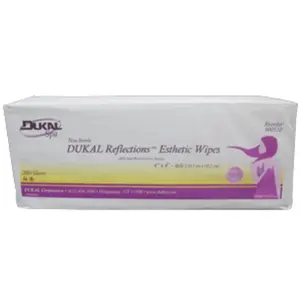 Cotton Esthetic Wipe 4"x4" / 200 Count by Dukal