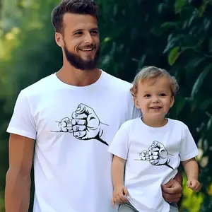 Matching Daddy and Me Fist Bump Tee, Father's Day Gift Tees, Gifts For Dad, Dad and Son Shirt, Dad and Daughter Tees, Fist Bump Shirts Flash Sale T-Shirt