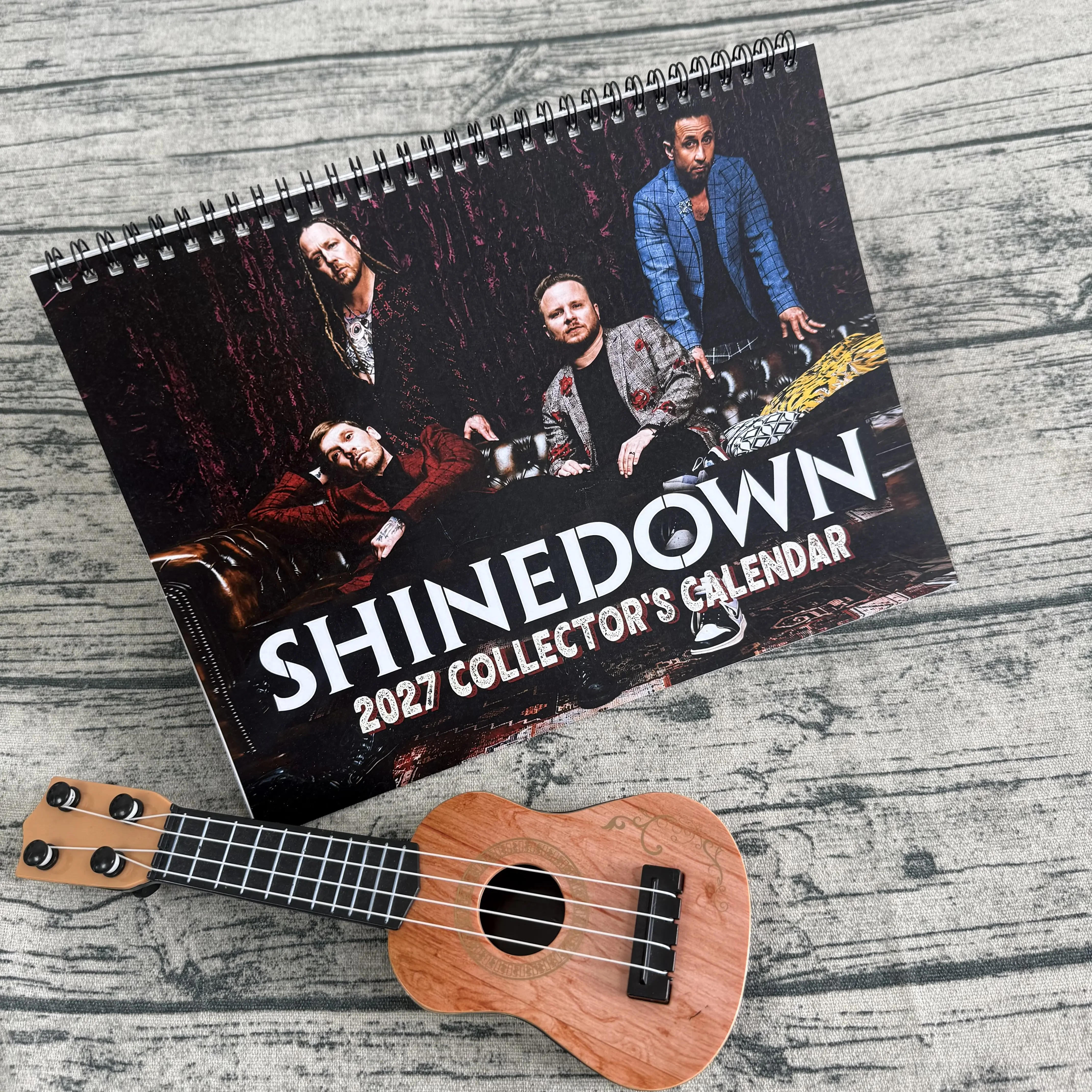 Shinedown 2027 Collector’s Calendar, 12 Month Wall Calendar, Rock Band Calendar, Music Memorabilia, Concert Fan Gift, Home Office Decor