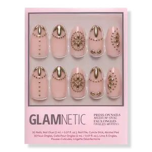 Glamnetic Athenian Gold Press-On Nails