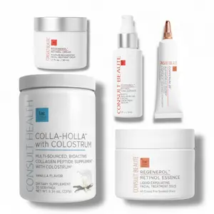 Retinol Mega Glow Up Int/Ext Brightening Kit Protein Nourishing Kit Skin Repair