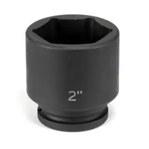 Grey Pneumatic Impact Socket Set, 3088R 0.75 in. Drive x 2.75 in. Standard Socket for Cycling & Outdoor Recreation