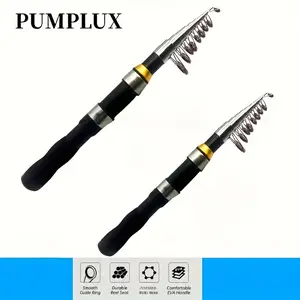 High-Strength Glass Fiber Fishing Rod, Durable and Wear-Resistant, Stainless Steel Reel Seat, Comfortable Sponge Handle, Ideal for Sea Fishing, Fishing Gear