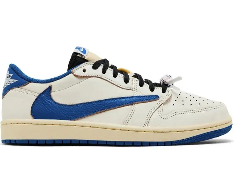 Nike Air Jordan 1 Low Travis Scott x Fragment Military Blue DM7866-104 Men’s Shoes NEW