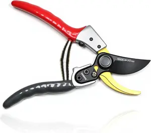 TONMA Bypass Pruning Shears [Japan] 8 Inch Duty Shears for, Hand Pruners Clippers with Japanese SK4 Blades, Ergonomic Non-Slip Grip