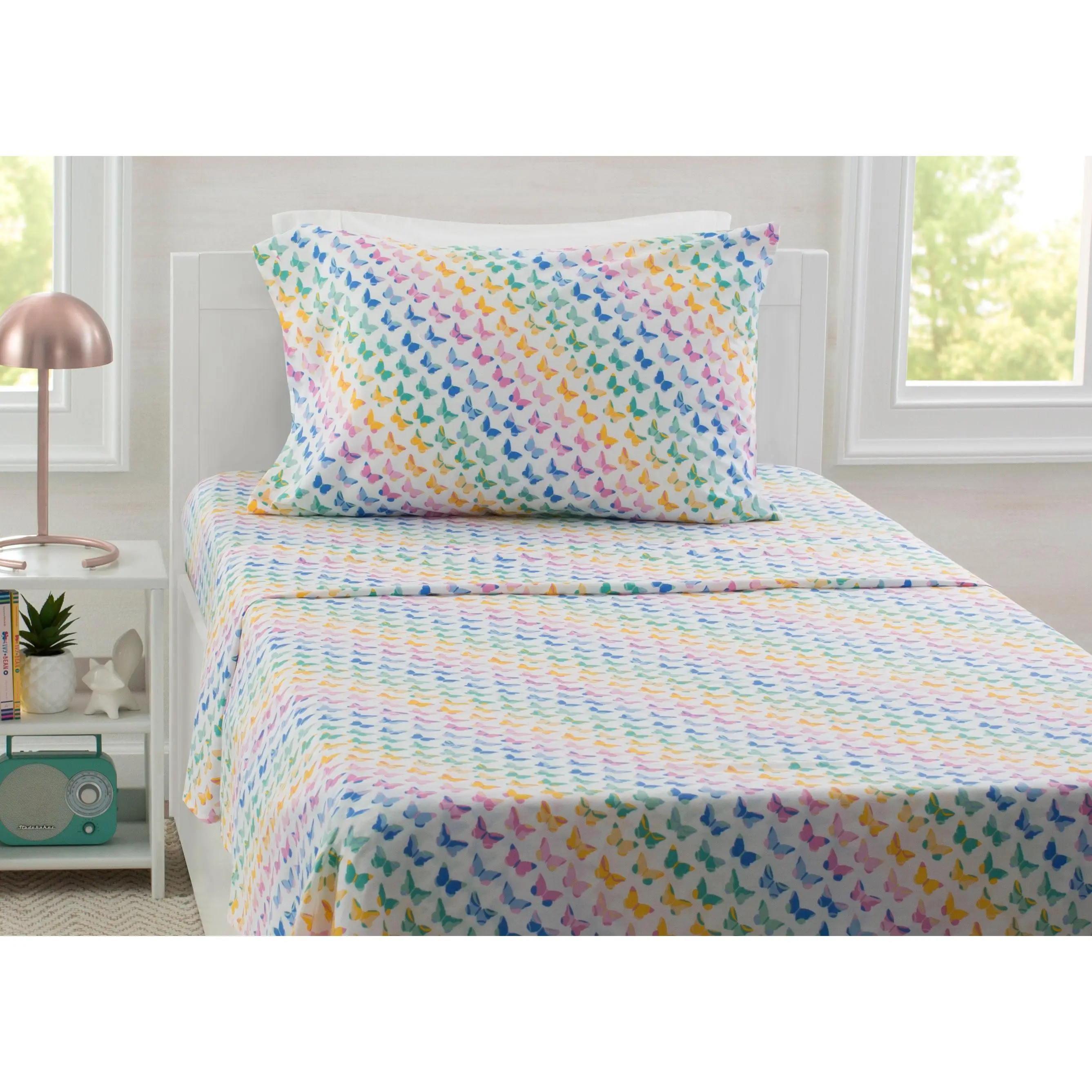 Butterflies 3-Piece Twin Sheet Set Butterflies 3-Piece Twin Sheet Set
