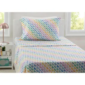 Butterflies 3-Piece Twin Sheet Set
