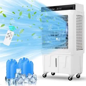 GARVEE Discover the GARVEE Evaporative Air Coolers: Choose between 1800CFM or 4100CFM models, both featuring large water tanks, ice packs, and multiple modes for optimal cooling indoors and outdoors.